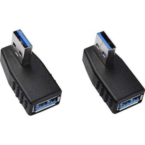 Adaptateur USB trois virgule zéro quatre vingt dix degrés angle droit pour câble USB accessoire informatique (1/5)