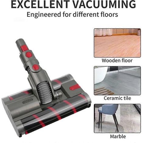 Ersatzteile für Dyson Omni-Glide SV19/SV21 Staubsauger: Weiche Walzen-Reinigungsdüse mit Doppelwalze