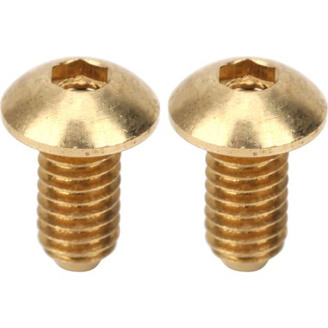 Vis à tête cylindrique creuse semi-circulaire en cuivre pur M4, M48 mm (1/5)