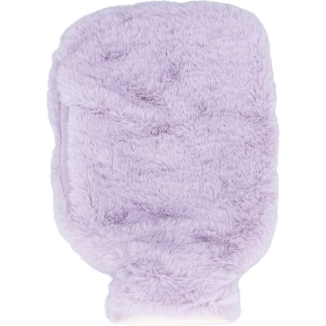 Bouillotte avec doublure intérieure double couche, revêtement en PVC, housse extérieure lavable, capacité de 1000 ml, bouillotte domestique, violette. (1/5)