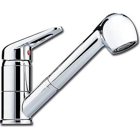 Franke Küchenarmatur Novara Plus Auszugsbrause Niederdruck Chrom (1/2)