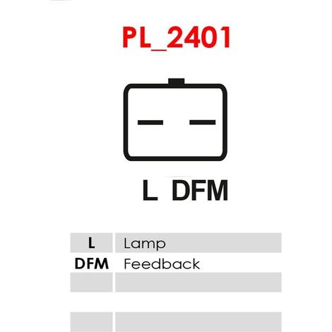 Régulateur d'alternateur AS-PL ARE0018 DACIA 130606 2500606 6001548087