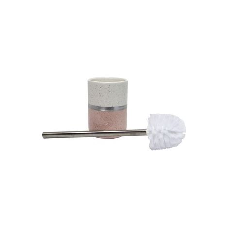 Brosse WC avec récipient en céramique, 9,5 x 38 cm (1/3)