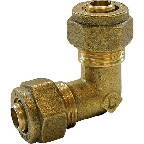 Coude PER à compression Ø12