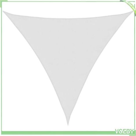 Voile d'ombrage - FAFEICY - 4000912 - Triangulaire 3x3x3 m - Gris clair - Polyester oxford PU (1/5)