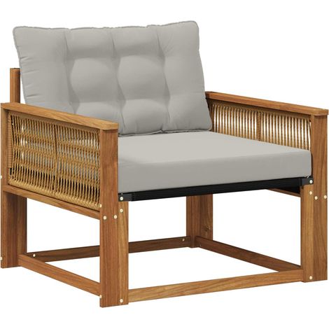 Maison Exclusive - Outdoor-Sofagarnitur Massives Akazienholz und