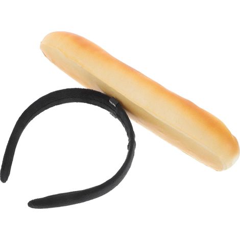 Kreatives Vielseitig Kunststoff Baguette aus Stoff Haarband und Bequem für Make Up Fotoshootings und Festliche Party Kopfbedeckungen für Frauen (1/5)