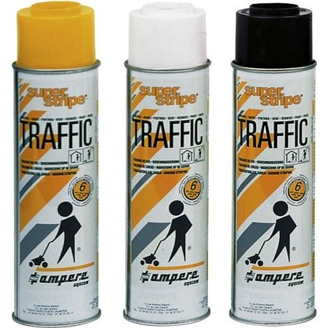 Peinture aérosol noir - COLIS 6 AEROSOLS