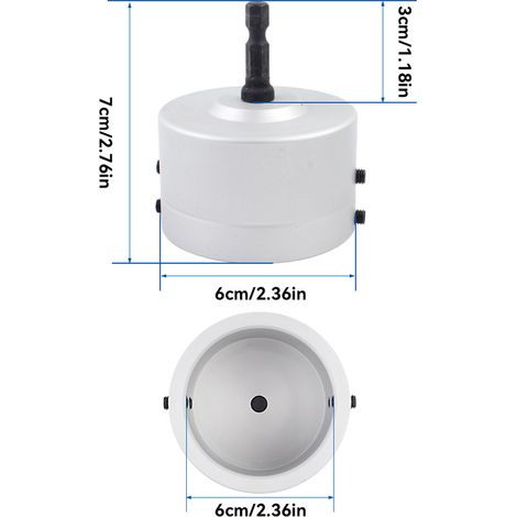 Alésoir de tuyau en acier inoxydable, outil de chanfreinage intérieur et extérieur, ébavureur, petit outil de chanfreinage, connecteur pour perceuse électrique