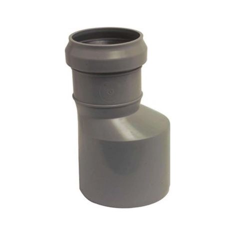 AUMENTO ECCENTRICO POLIPROPILENE DIAMETRO 40/110 mm PER SCARICHI AD INNESTO