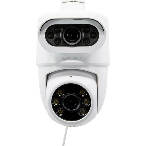 Motorisierte 2K-IP-Außenkamera mit zwei Objektiven HomeCam Dual PTZ - Avidsen - 127156