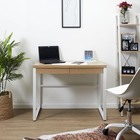 Bureau - HOME DECO FACTORY - Bois et Métal - Marron