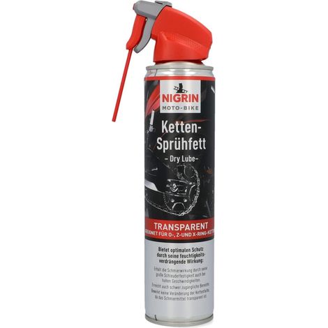Nigrin MOTO-BIKE Ketten-Sprühfett DryLube 400ml Schmiermittel & Reiniger (1/5)