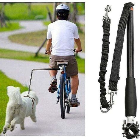 Fahrrad-Hundeleine, Gepäckträger-Abstandshalter, Bungee-Hundeleine
