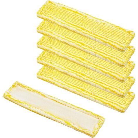 6 Pcs Chiffons de Nettoyage en Microfibre pour Karcher Bonnette Microfibre Lingette pour Lave Vitre Karcher WV2 WV5 Premium pour Nettoyeur Vitre Aspirateur de Fenêtre Accessoires (1/5)