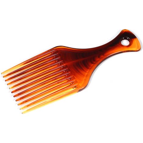 Peigne à dents larges en plastique anti-nœuds pour cheveux bouclés afro, accessoire de coiffure (1/5)