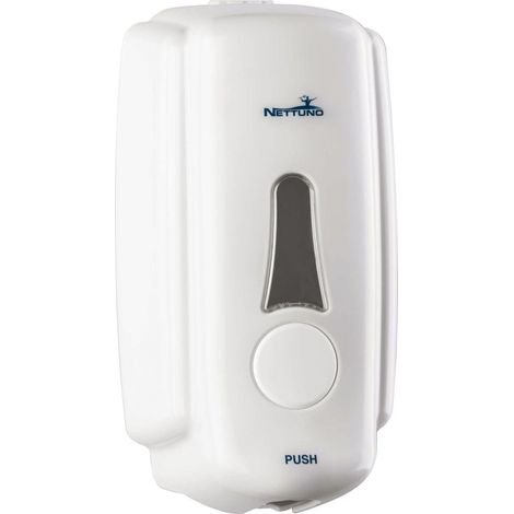 DISPENSER A MURO PER SAPONI IN TANICA 'T-SMALL REF colore bianco NETTUNO (1/2)