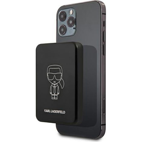 Powerbank inductivo con MagSafe 3000mAh Karl Lagerfeld Negro (1/4)