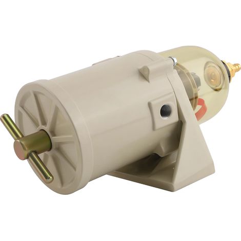 Kraftstofffilter, 5 Zoll x 3 Zoll x 3 Zoll, Hochwertiges Filtermedium, 30 GPH Durchflussrate, Bis zu 100 PSI, Passt für Standard-Dieselmotoren (1/5)