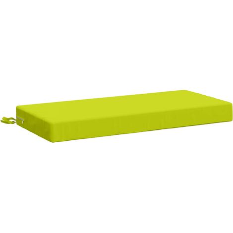 Coussin de banc SOEST 100 % polyester Vert vif. 80 x 40 x 8 cm vidaXL