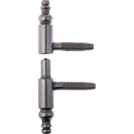 Fiche rustique à visser 190 diamètre 13mm en acier phosphaté verni – Vissage rapide en série – CFCG190130G204 – Otlav (1/2)