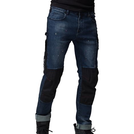 PANTALONE JEANS SPEED  TG.XXL BLU
