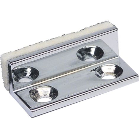 FONSEGRIVE Anschlagpuffer für Glastüren, 30x10x12mm, Messing verchromt poliert