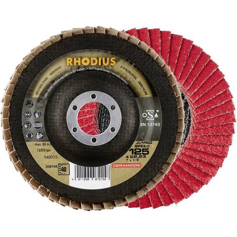 Disque à lamelles Rhodius jumbo speed céramique 115 mm (1/5)