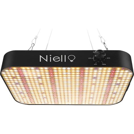 Lampe de culture LED 600W - 1 Unité - Spectre Complet UV IR - Économie d'énergie et Daisy Chain - Intérieur VEG Floraison - 588 LEDs (1/5)