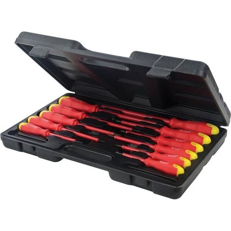 RHG 918535 Coffret 11 tournevis isolants à poignée caoutchoutée 11 pcs