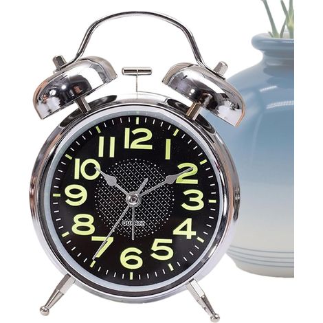 Réveil Mécanique Montre Vintage Silencieuse 7,6 Cm (1/5)