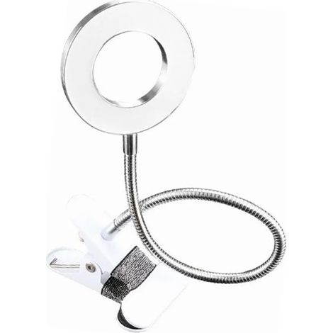 Lampe LED Tatouage USB Flexible, Lumière Chaude et Froide, Clip Portable pour Salon, Protection des Yeux (1/5)