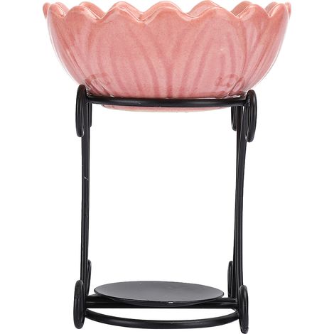 Brûleur d'Encens en Fer Rose pour Huiles Essentielles et Aromathérapie d'Intérieur (1/5)