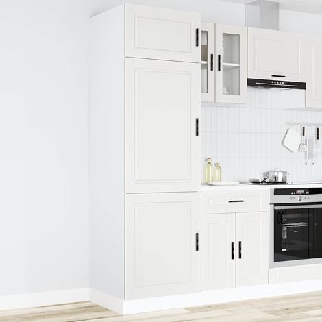 Mueble de cocina Porto de madera contrachapada blanca vidaXL