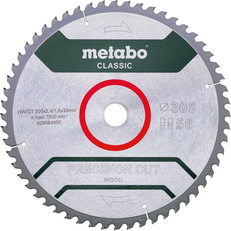 METABO 628064000 Precision cut wood 305mm x 30mm x 56T