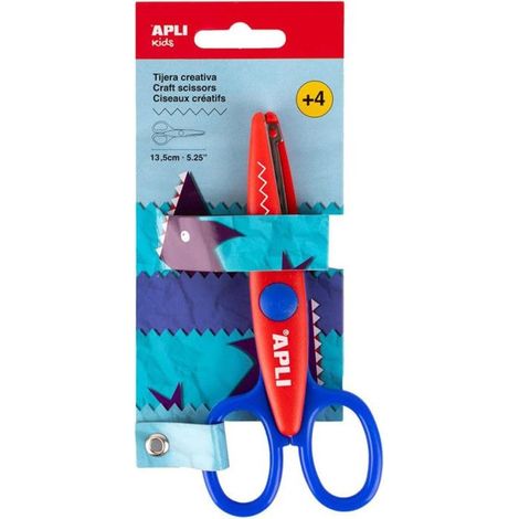 Ciseaux créatifs - Zig-zag - Enfant - 13,5cm - Sécurité - Dès 4 ans - Loisirs créatifs (1/5)