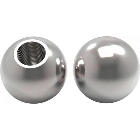 20 billes en acier filetées, billes en acier chromé de remplacement de 10 mm, filetage M4 pour système de rotule magnétique pour imprimante 3D Kossel K800 (1/4)