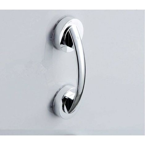 Super Strong Suction Cup Handle, Bathroom, Shower, Cabinet, Mini Fridge Handle (Silver) (1/5)