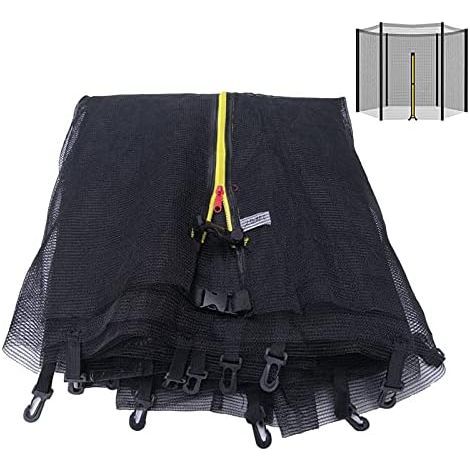 Filet de Remplacement pour Trampolines, ø 150 183 244 306 366 396 427 488 cm Sécurité Protection Trampoline 6/8/12 Barres,150cm 6 Barres - 150cm (1/5)