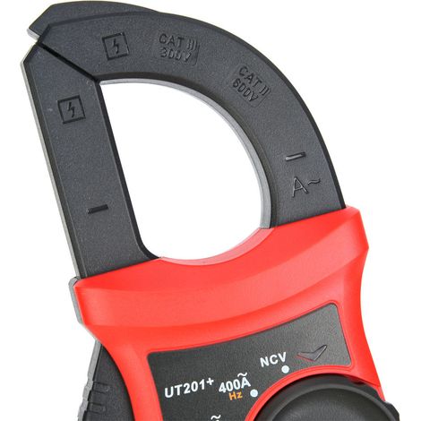 Pince ampèremétrique portable UNI-T UT201+ à sélection automatique de gamme et valeur efficace vraie (True RMS), sans batterie (1/5)