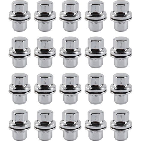 20 écrous de roue en acier inoxydable LR068126 compatibles avec Land Rover Discovery 3/4/5 et Range Rover Sport (1/5)