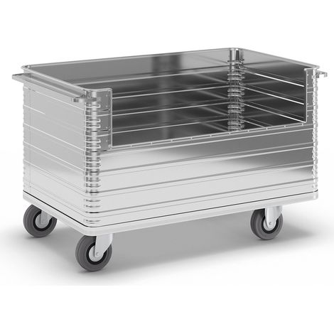ZARGES, Chariot-caisse en alu, capacité 945 l, avec panneau (1/5)