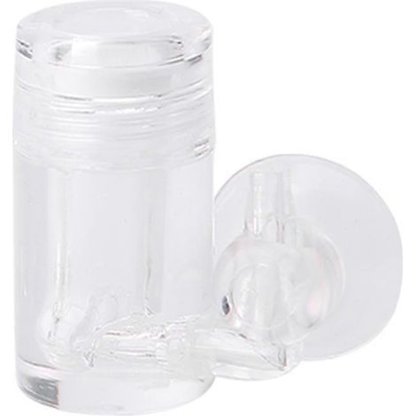 Diffuseur CO2 en acrylique pour aquarium, ventouse incluse, idéal pour bacs plantés et entretien sain des plantes aquatiques - S