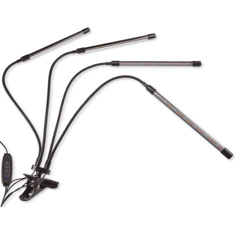 Pflanzenleuchte LED, 4-fach, Wachstumslampe mit Controller (1/5)