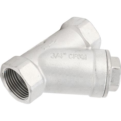 Crépine de Type Y 3/4 pouces DN20 304, filtre à filetage en maille à Double couche en acier inoxydable pour l'eau, le pétrole et le gaz