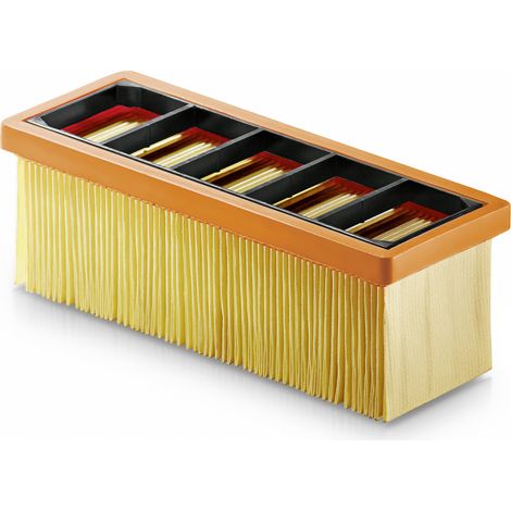 KARCHER Filtro plissettato piatto - Quantità: 1 Pezzo(i) - Colore: marrone - Peso: 0.1 kg (1/2)