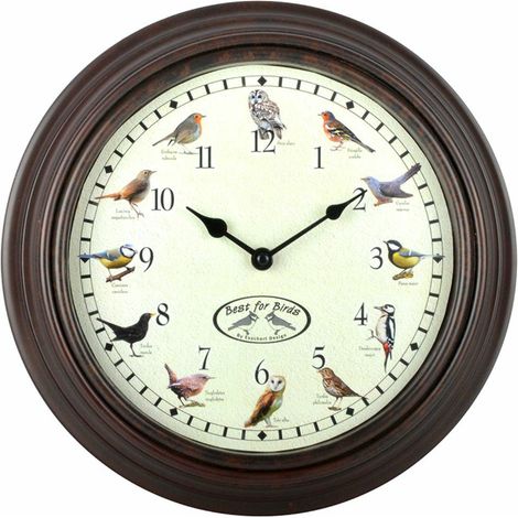 Orologio con suoni di uccelli