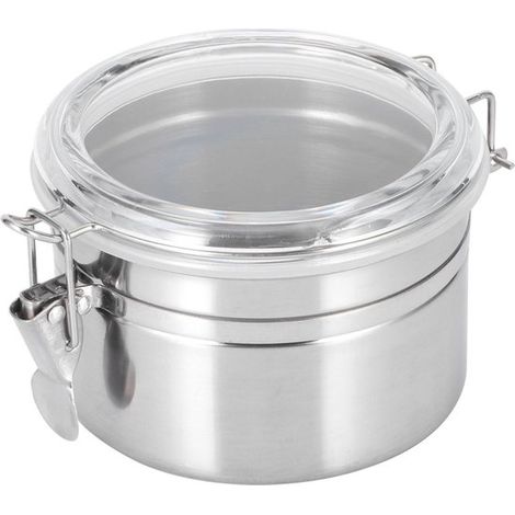 longziming - Bocal de rangement en acier inoxydable pour grains de café, thé et sucre - Récipient de rangement hermétique pour céréales et plus encore (1/5)