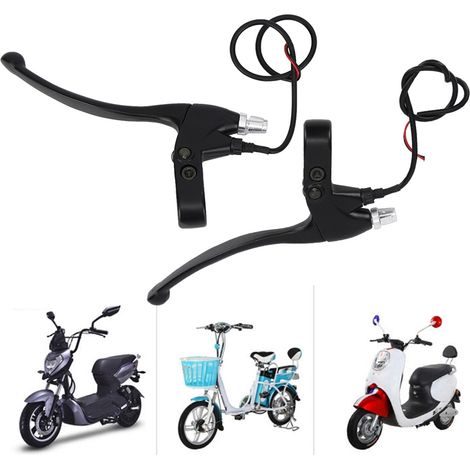 Poignées de Frein en Aluminium Renforcé pour Vélo et Scooter Électrique