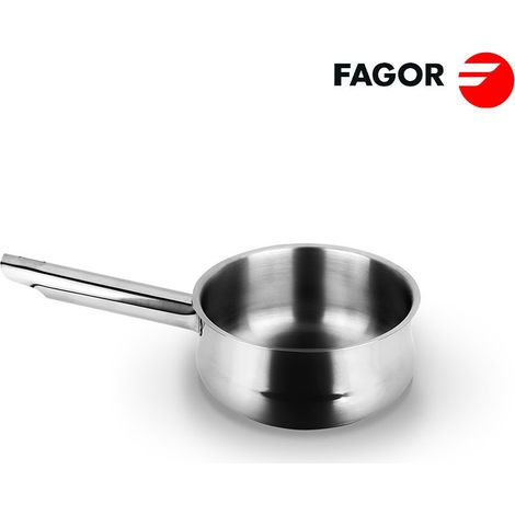 Silverinox Kochtopf 18/10 Edelstahl Ø12x6,5cm Fagor (1/2)